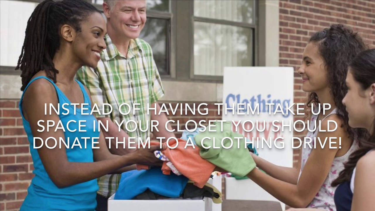Why YOU Should Donate To Clothing Drives!