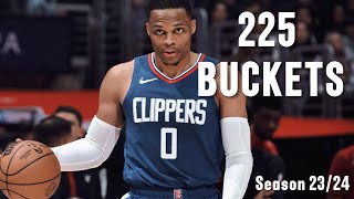 Russell Westbrook's Offensive Arsenal on Full Display | 23-24 NBA Season Field Goals Compilation