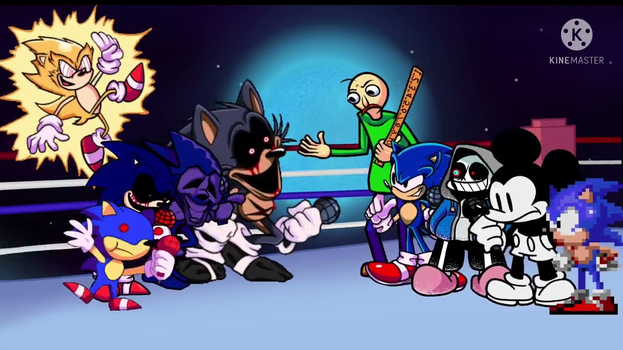 (NOT FINISHED) Cosmic Confrontation but EXE mod and others cover