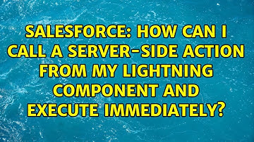 How can I call a server-side action from my lightning component and execute immediately?