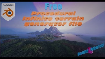 Free Procedural Terrain Generator Blender File