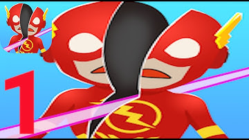 Slice Fight Hero - Part 1 - Levels 1 - 8 - Video game walkthroughs