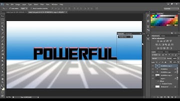Cinematic Powerful metallic text layer style Photoshop tutorial with narration | Part 2 | ASL