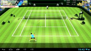 Tennis 3D - Android gameplay GamePlayTV screenshot 2