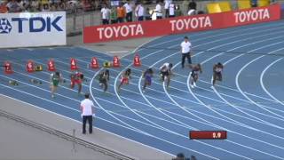 Jason Smyth: 100 m preliminary round, 10.57 sec, Daegu, 2011 World Championships in Athletics