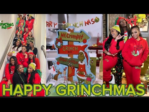 Grinch Themed Party With Danielle Toya Johnson Rushing Reginae Carter