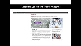 LexisNexis Consumer Disclosures: What They Are and Where to Find Them