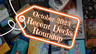 TAROT AND ORACLE DECK HAUL | Recent Deck Roundup | October 2023