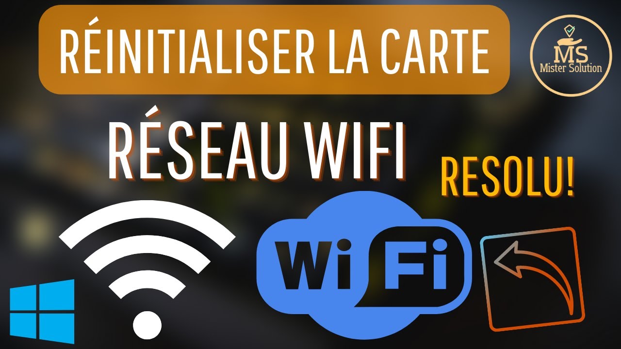 Comment réinitialiser la carte réseau de son PC - YouTube
