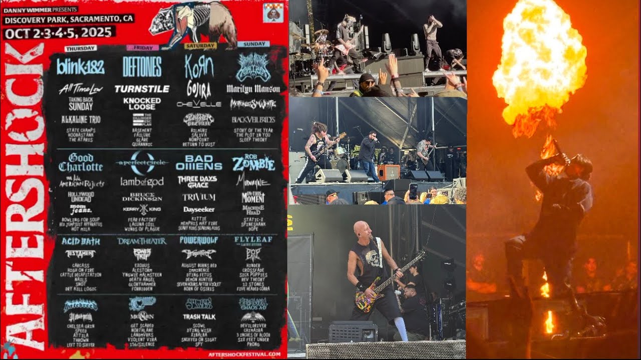 AFTERSHOCK 2025 VLOG DAY 3 | Korn, Bad Omens, Sunami, Chevelle, Slaughter To Prevail, etc | V3