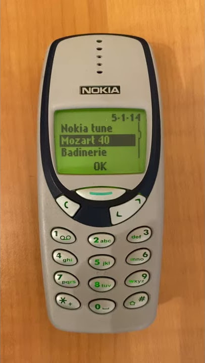Mozart 40 ringtone on Nokia 3310