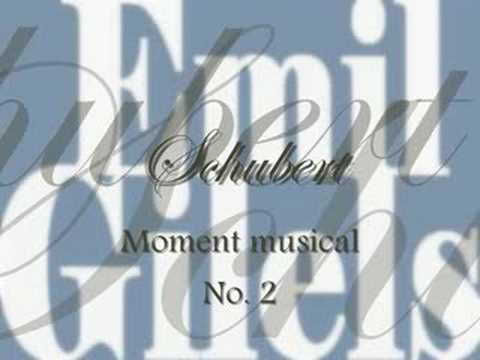 Emil GILELS plays SCHUBERT Moment musical No. 2 /S...