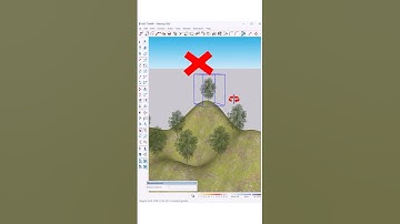 Struggling with irregular elevations? Here’s how to place your objects! #sketchuptutorial #nicetower