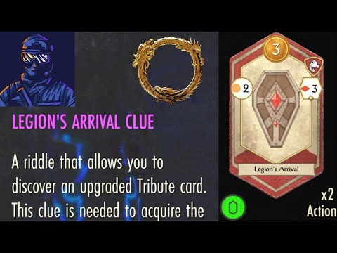 ESO: Legion's Arrival Clue Location (Tales of Tribute Card Upgrade)