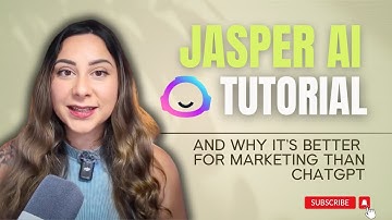 Jasper AI Tutorial | Full Walkthrough & Comparison to ChatGPT