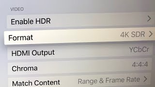 Apple Tv 4K Why Match Content With 4K Sdr Is Important