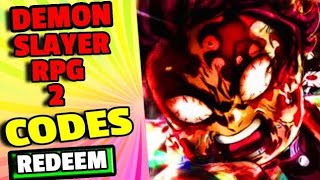 ALL NEW *SECRET* CODES In Demon Slayer RPG 2 CODES | ROBLOX Demon Slayer rpg CODES ! ALL NEW *SECRET* CODES In Demon Slayer RPG 2 CODES | ROBLOX Demon Slayer rpg CODES !