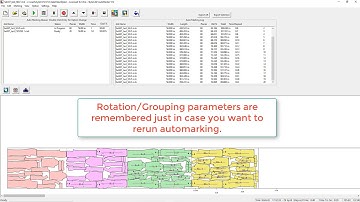 V12 Automarker Rotation and Grouping Parameters are Remembered for Possible Reruns