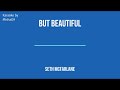 But beautiful - Seth McFarlane - JAZZ KARAOKE - Orig key