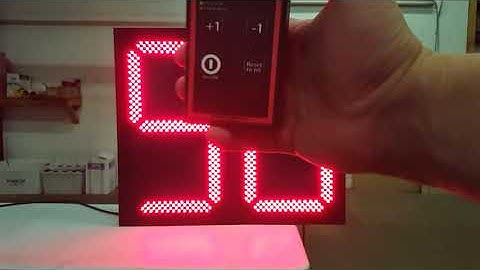 WRC Play Lacrosse 80 90 60 Play Clock Wireless Controller