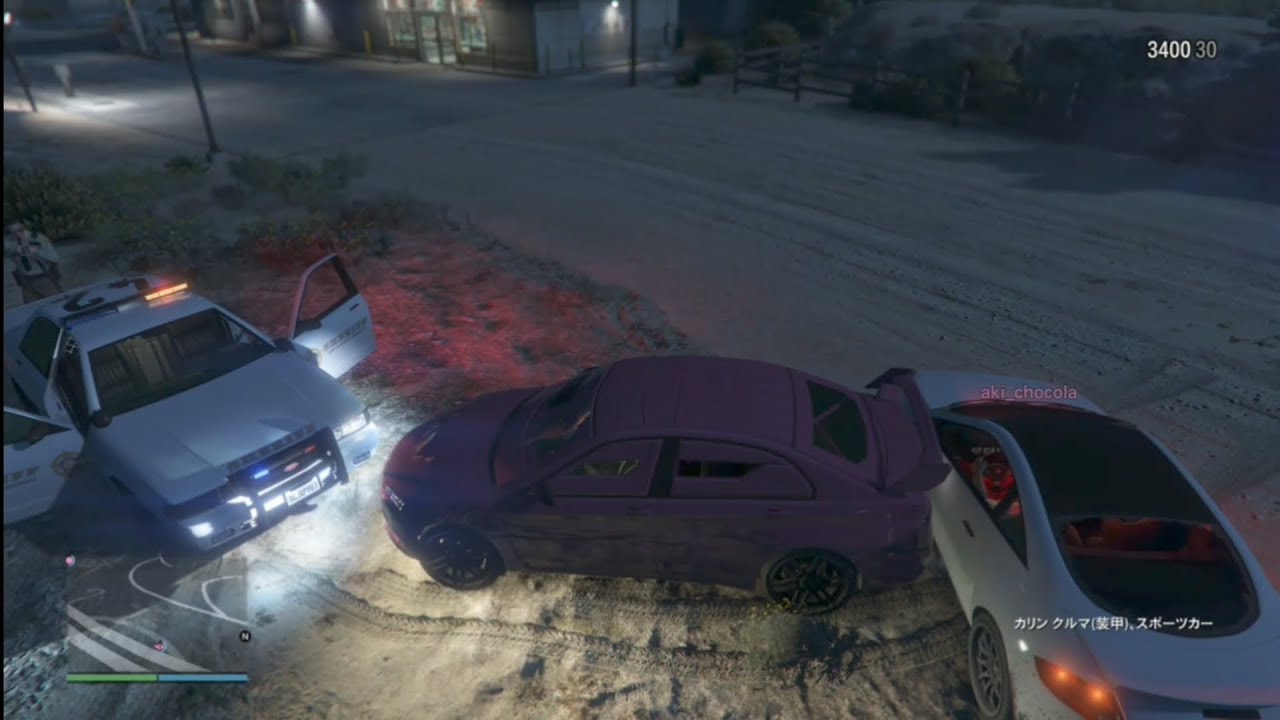 【GTA ONLINE四人実況】脱獄大作戦第2話。何故か車に挟まれる 【GTA ONLINE四人実況】脱獄大作戦第2話。何故か車に挟まれる