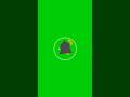 YouTube Bell icon green screen || no copyright || download free #shorts