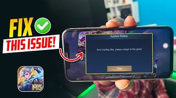 Herstel de fout bij het laden van bestanden in Mobile Legends op de iPhone | Meld u opnieuw aan b...
