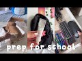 school hauls, desk resets and vlogs