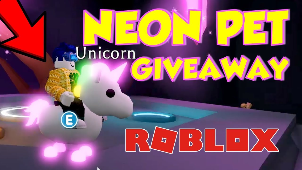 Adopt Me Neon Pets How To Get A Free Neon Pet In Adopt Me Youtube - roblox adopt me making all my pets neon