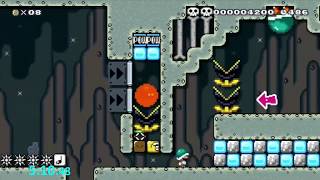 Super Mario Maker - Blind Kaizo Race #135: Subterranean Stroll (BKR)