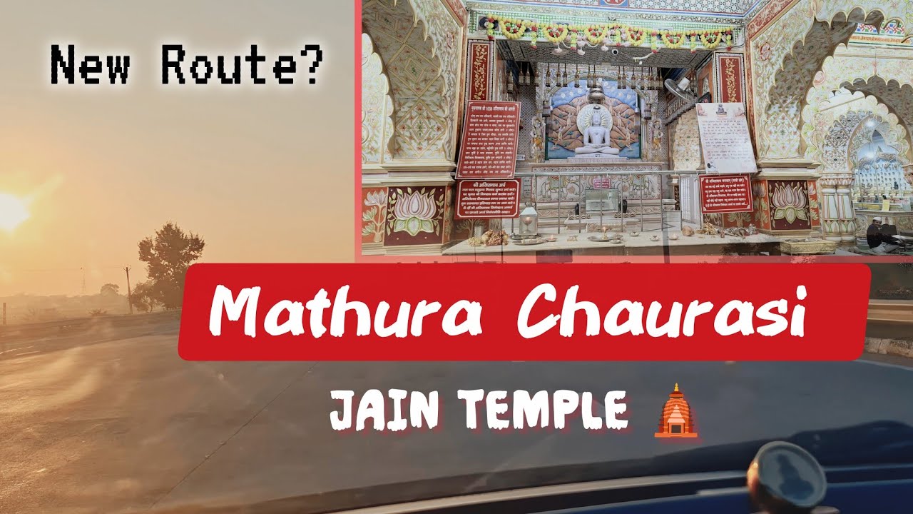 KMP Expressway Se Mathura Chaurasi Jain Temple 🛕 | Full Road Trip Vlog । Life Vibes With Mahima 🌸 