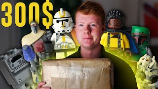 300 Lego Star Wars Minifigures Unboxing 75 Rare And Classic Figs