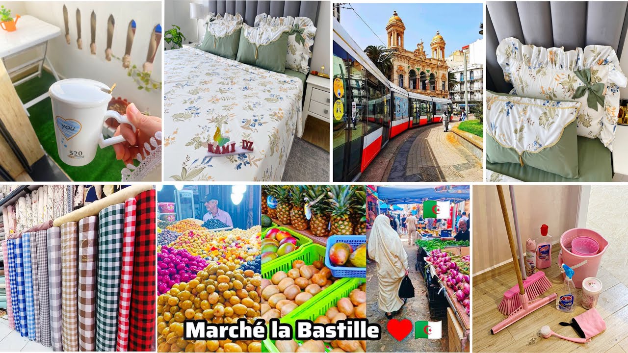 يومي بين الخياطة والتنظيف🧼|جولة في مارشي لاباصتي🌽 + مشترياتي🛍️وهمسة للمخطوبات من تجربتي🪞