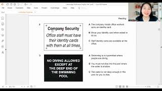 B1, Preliminary for Schools, PET 3, Test 2, Part 1 Reading and Writing