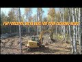 Professional Land Clearing with an Excavator | Alaska