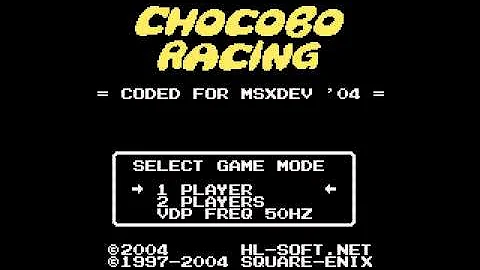 [MSXdev04] - Let's Quickly Play HL-Soft's Chocobo Racing (2004)