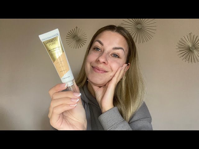 NEW! MAX FACTOR MIRACLE PURE SKIN IMPROVING FOUNDATION | trying out some  new makeup… - YouTube