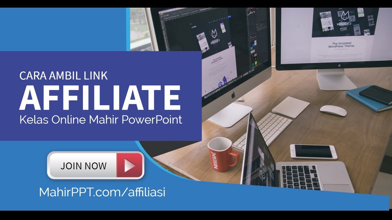 CARA MENGAMBIL LINK AFFILIATE KELAS ONLINE MAHIRPOWERPOINT | MAHIRPPT.COM