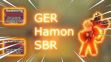 [YBA] Using GER + Hamon To Destroy SBR (Using Gun)