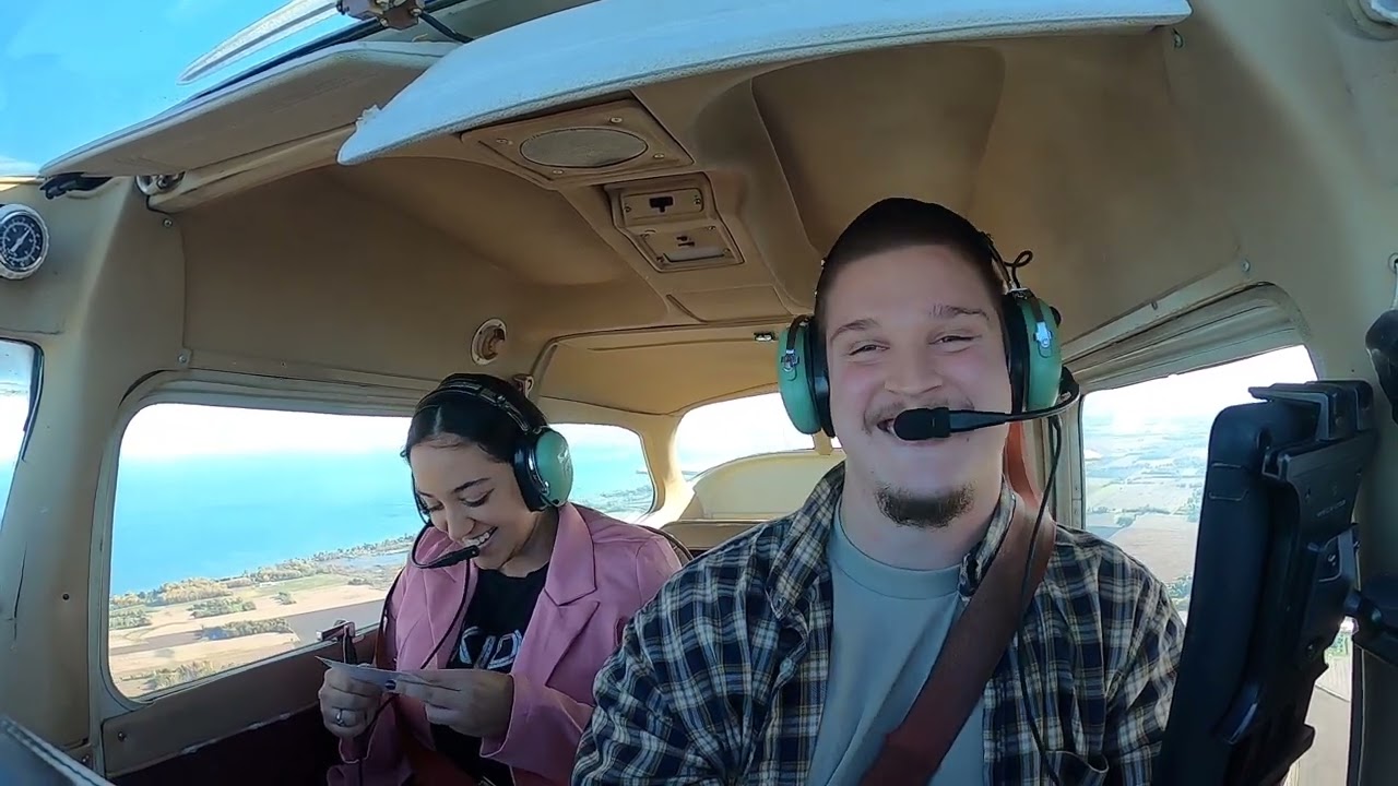 Crazy wonderful airplane ￼proposal❤️