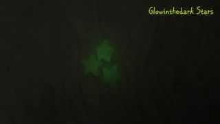 Glow-in-the-dark Stars Mini - Example of a quick charge Charge Glow In The Dark Fast