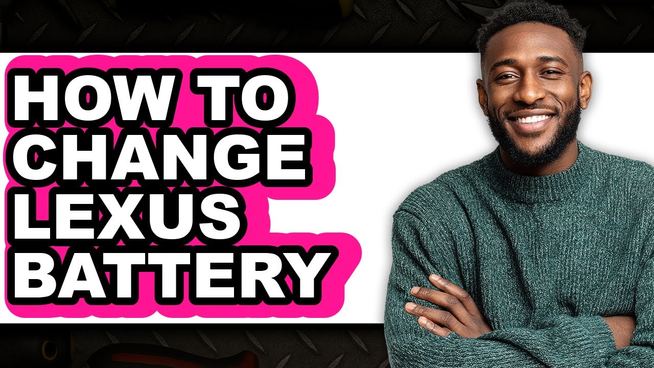 How to Change Lexus Battery (Updated) - YouTube