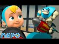 Arpo’s Rocket Ship Goes WILD! 🚀 ARPO | Cartoon For Kids | Full Episodes | After School Club