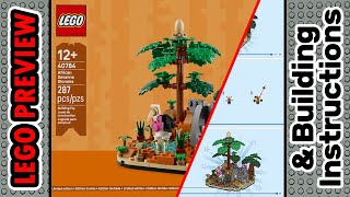 PREVIEW: 40784, LEGO OTHER, African Savanna Diorama & Building Instructions! LEGO 2025