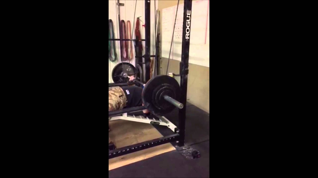 300lb Slingshot Bench Press YouTube