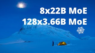 Snowflake Arctic 480B LLM as 128x4B MoE? WHY?