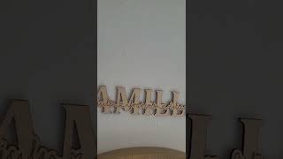 Idées Cadeaux Pré Commande Décoration Mural Mot Famille Prénom Httpslesboxsdenounoucecile.com