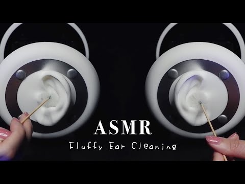 ASMR Fluffy  Ear Cleaning 귀 청소 (No Talking) / แคะหู ทำความสะอาดหู