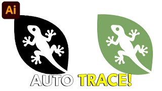 How to Auto Trace An Image In Illustrator in 48 Seconds!