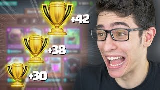 NÃO IMAGINEI GANHAR TANTOS TROFÉUS COM ESSE DECK NO CLASH ROYALE!